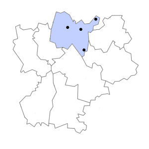 Carte du département de l'Ain