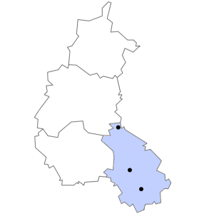 Carte du département de la Haute-Marne