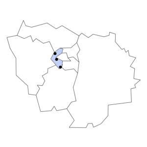 Carte du département des Hauts-de-Seine