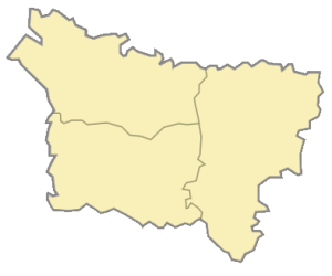 Départements de la région Picardie